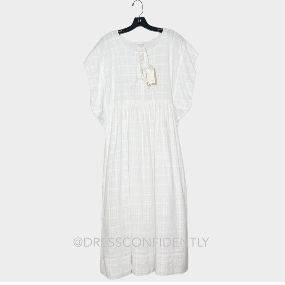 MIRTH Sonoma Dress - White Boxweave - Picture 1 of 5